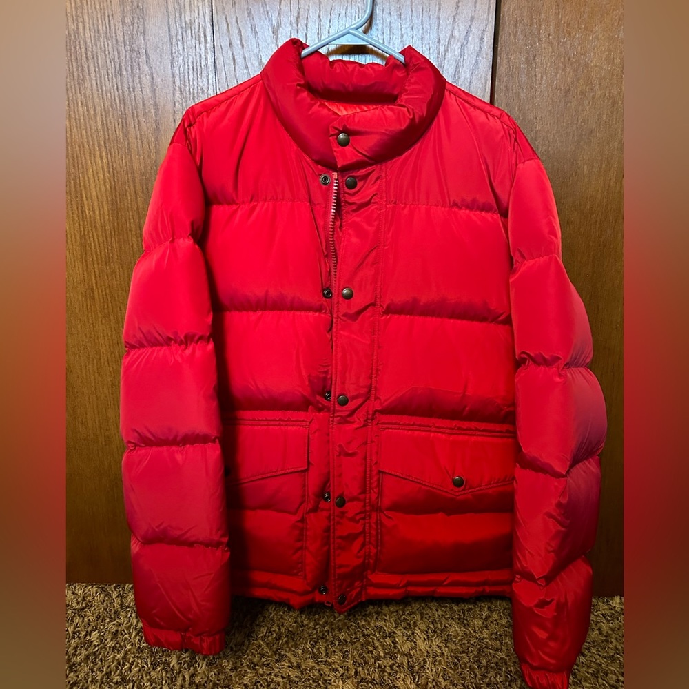 Lands End L (42-44) red parka